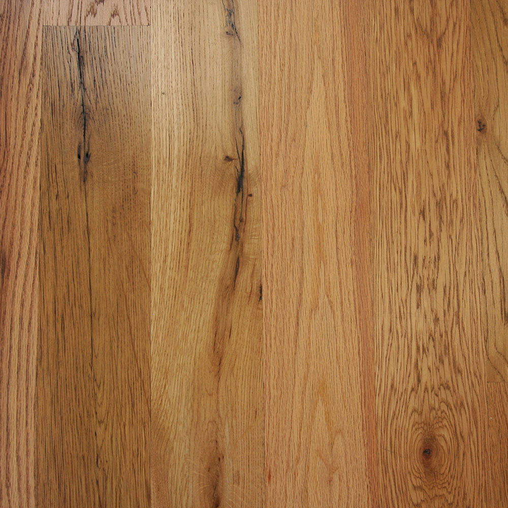Remilled Oak Fence Board - Mixed red and white oak, a great choice for a floor that will be stained.